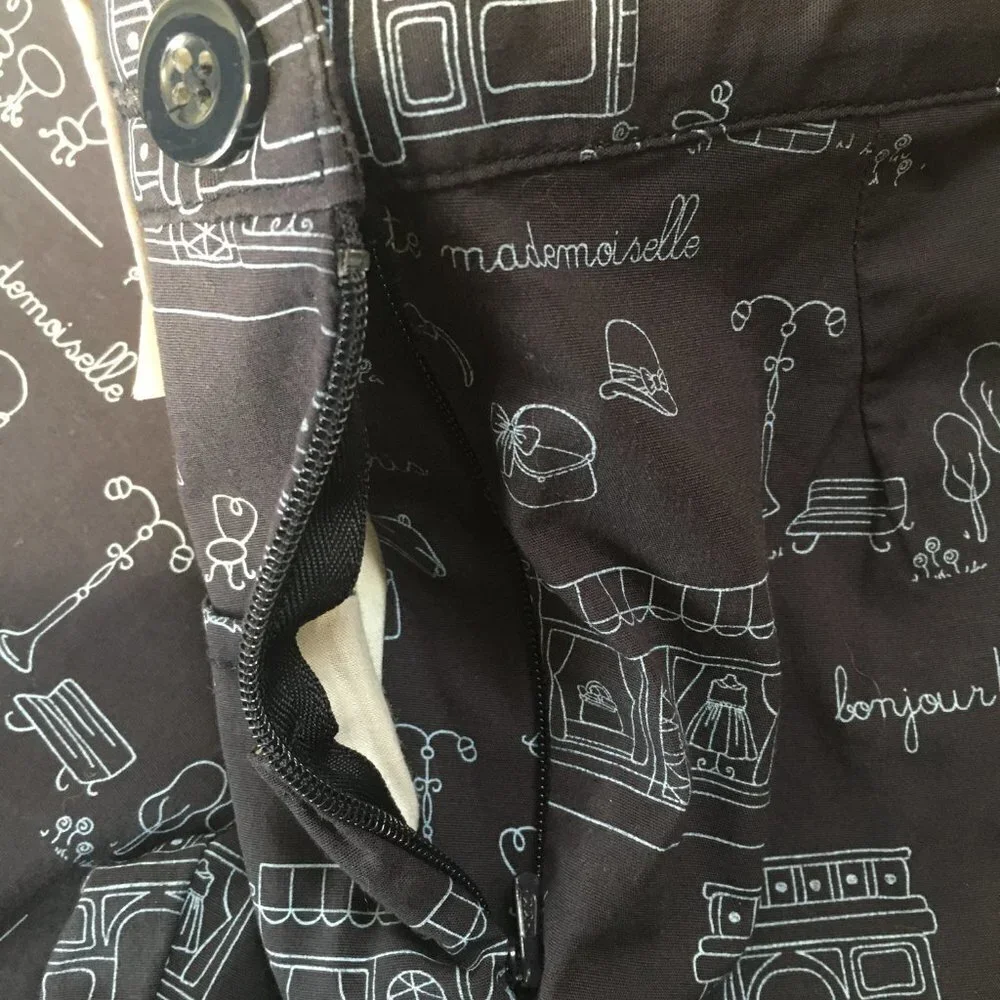 Gymboree Capri Adjustable Waist Side Zipper Girls Size 6. NWT